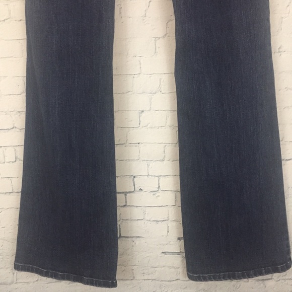 White House Black Market Jeans Noir Flare Sz 2R - Picture 6 of 8